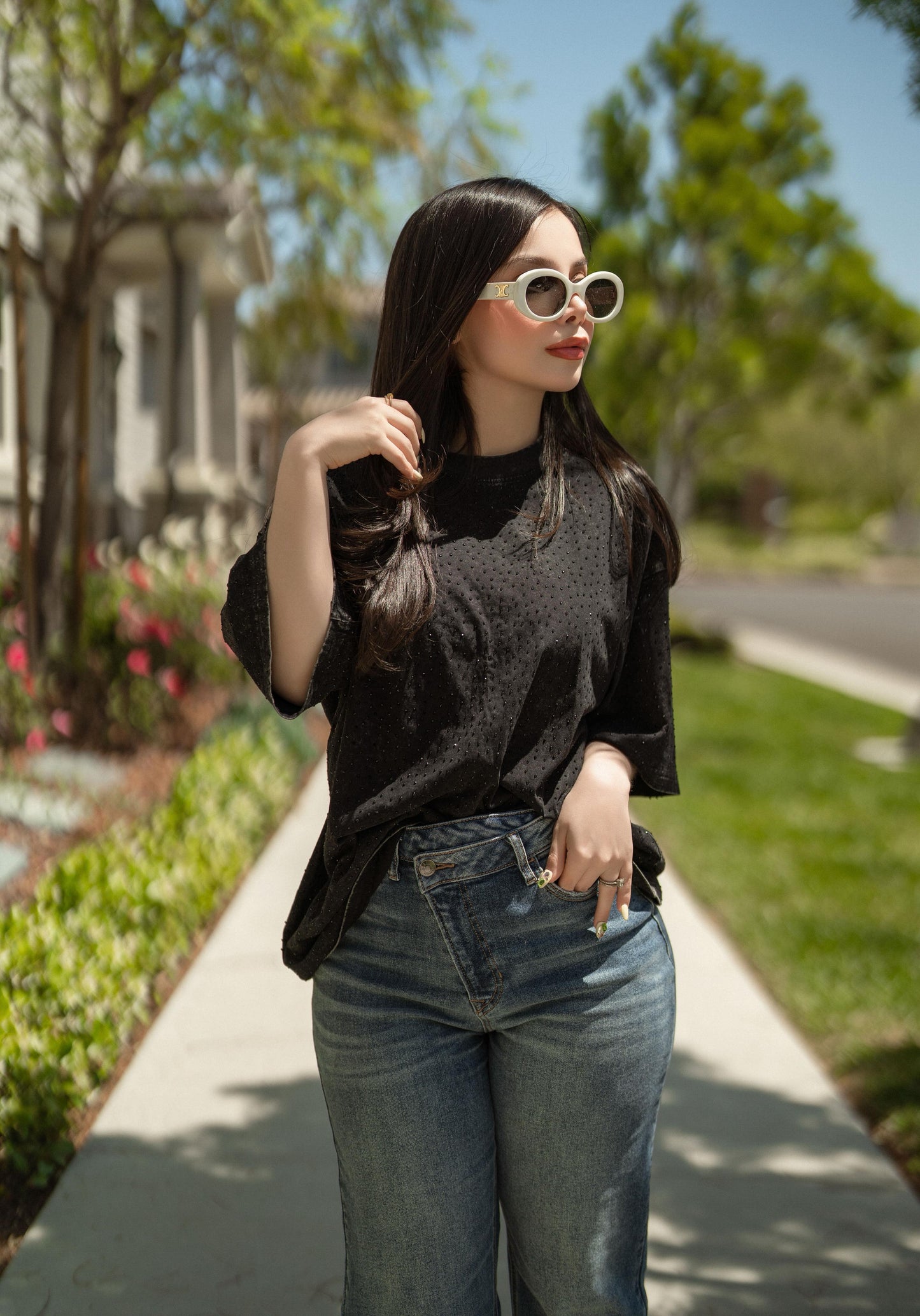 mabel Rhinestone top